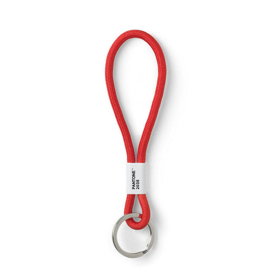 Pantone Short Keychain in Red 2035