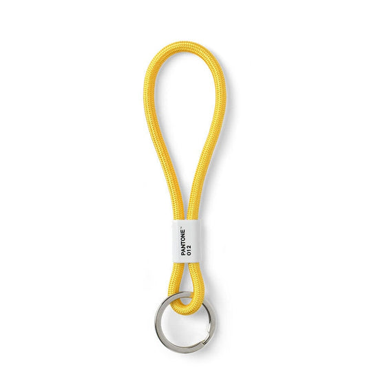 Pantone Short Keychain in Yellow 012