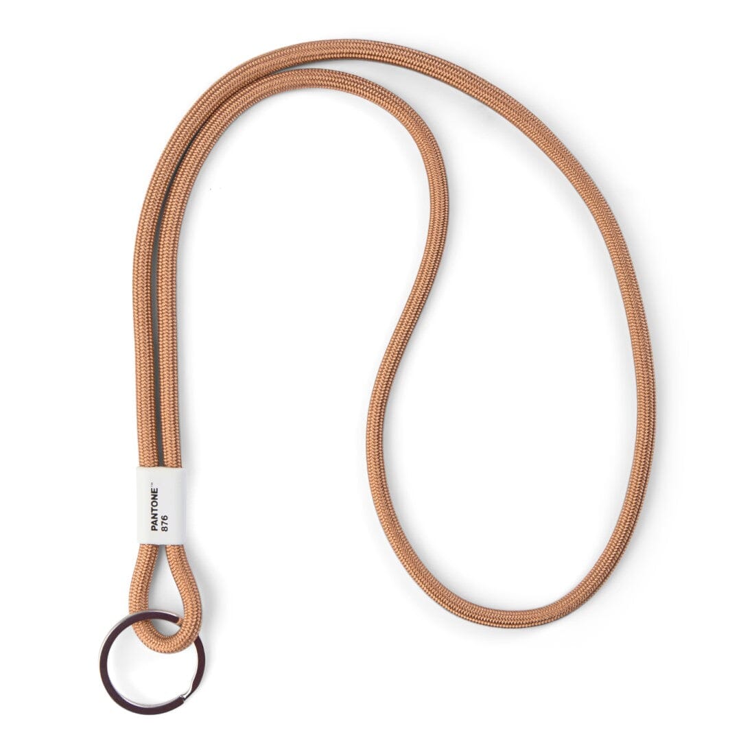 Pantone Long Keychain in Bronze 876 C
