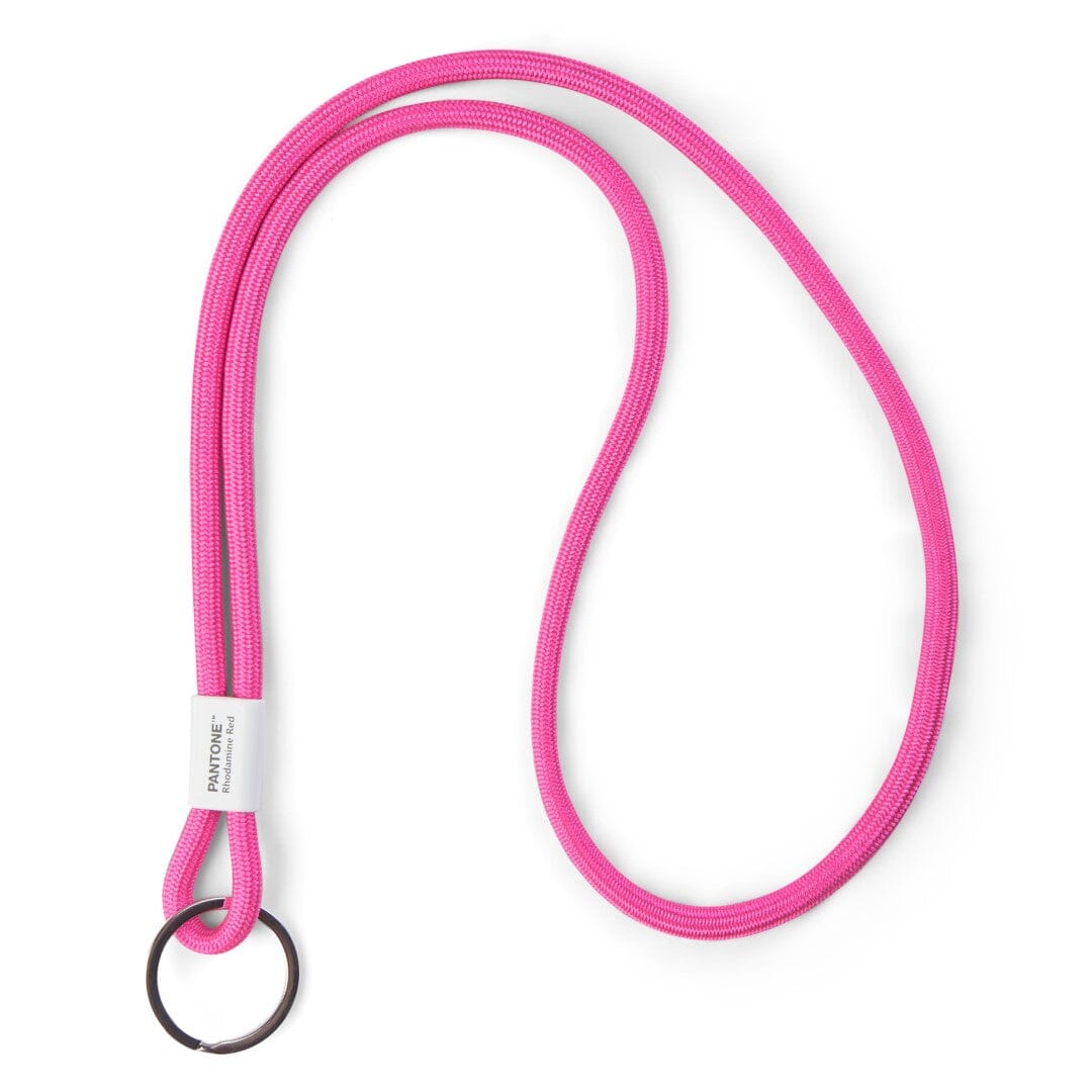 Pantone Long Keychain in Rhodamine Red C