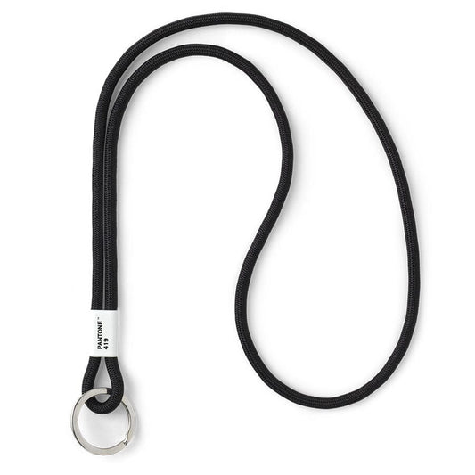 Pantone Long Keychain in Black 419