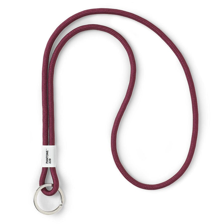 Pantone Long Keychain in Aubergine 229