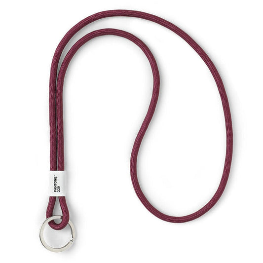 Pantone Long Keychain in Aubergine 229