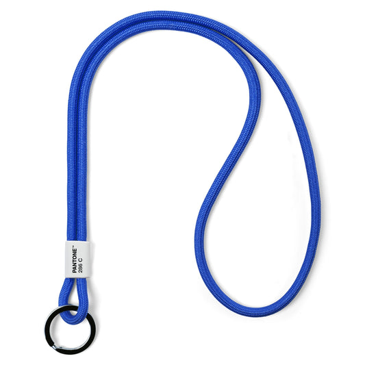 Pantone Long Keychain in Clear Blue 286