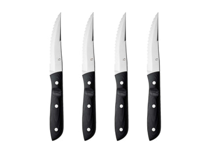 Gense Old Farmer Micarta Steak Knife Set of 4
