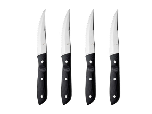 Gense Old Farmer Micarta Steak Knife Set of 4