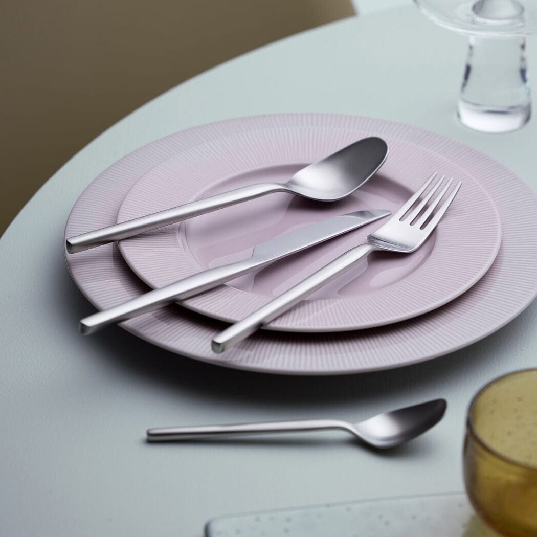 Gense Dorotea Flatware Set in Matte Steel