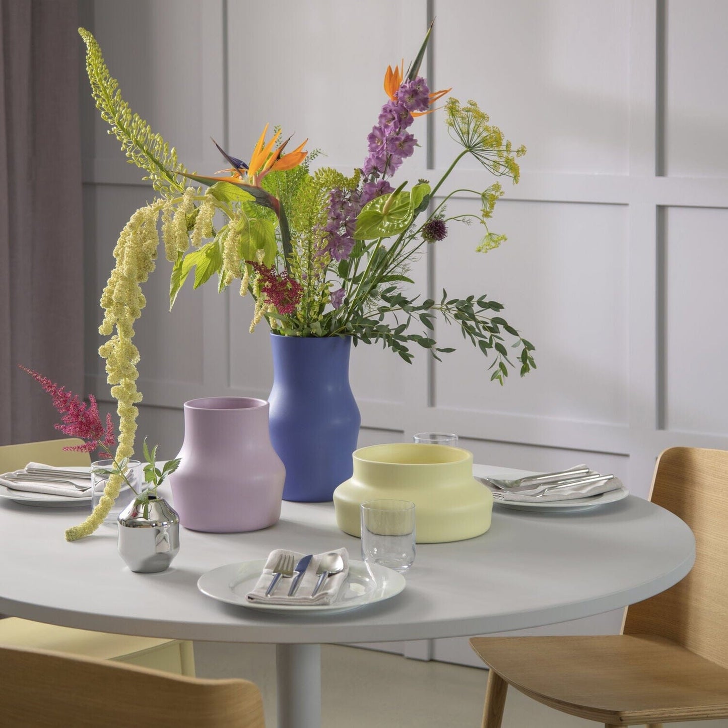 Gense Dorotea Flatware Set in Matte Steel