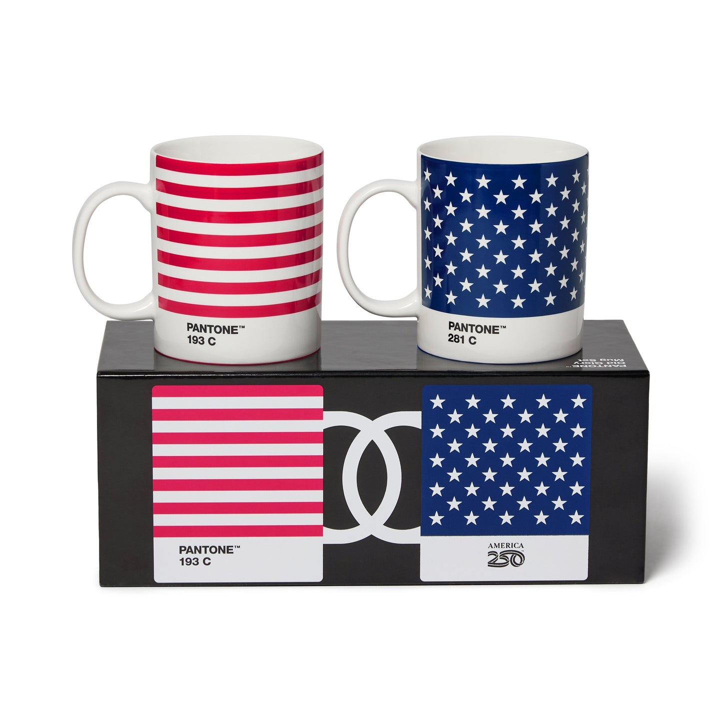 Pantone Old Glory Mug Set in Gift Box