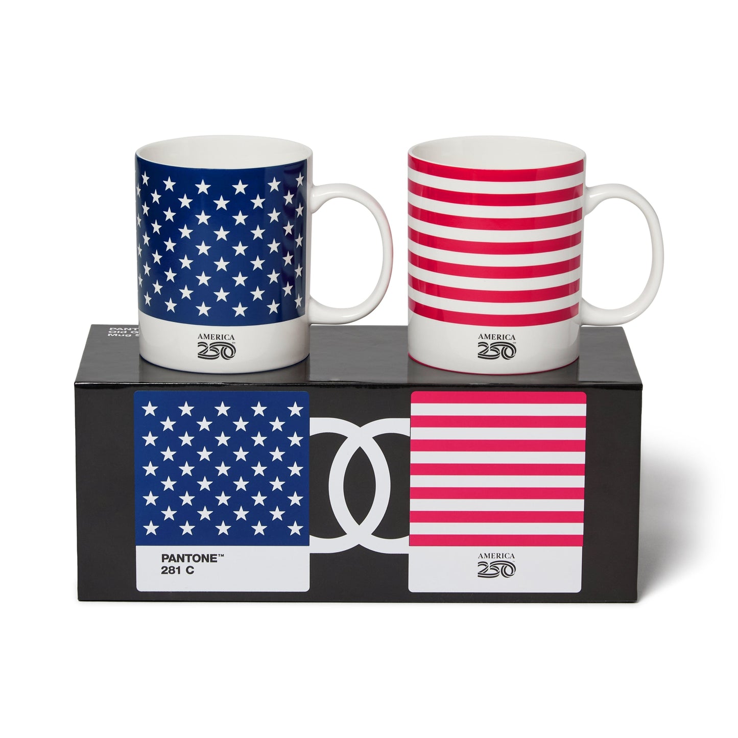 Pantone Old Glory Mug Set in Gift Box