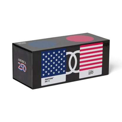 Pantone Old Glory Mug Set in Gift Box