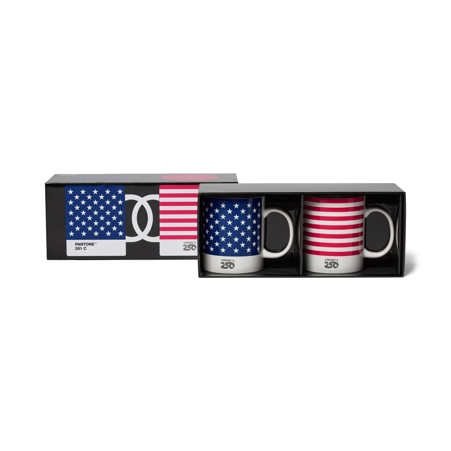 Pantone Old Glory Mug Set in Gift Box