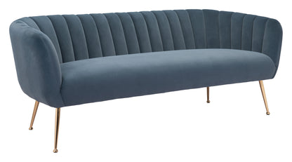 Zuo Deco Sofa in Gray