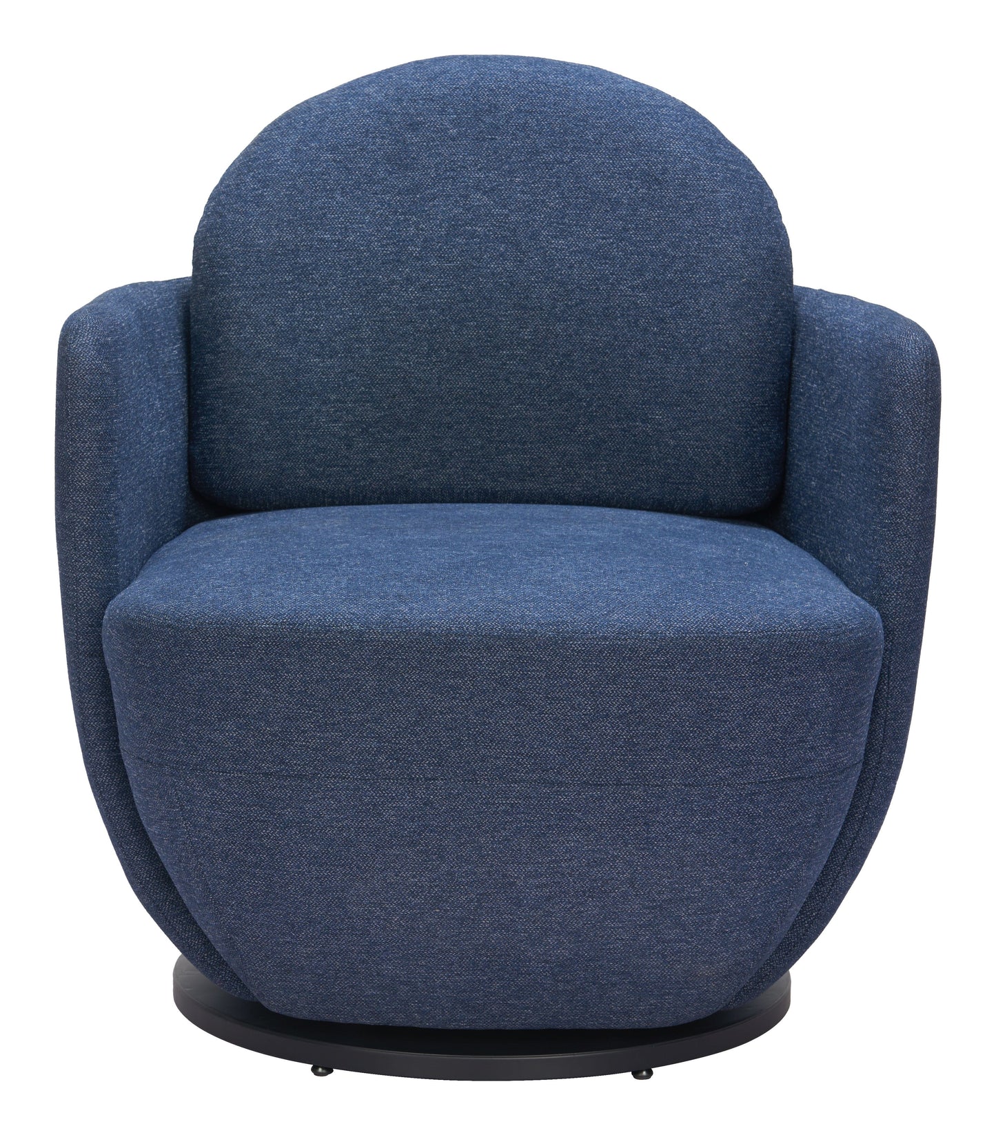 Zuo Bant Blue Swivel Chair