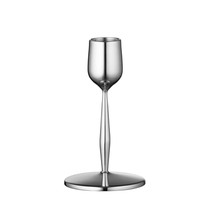 Gense Dorotea Polished Steel Candlesticks