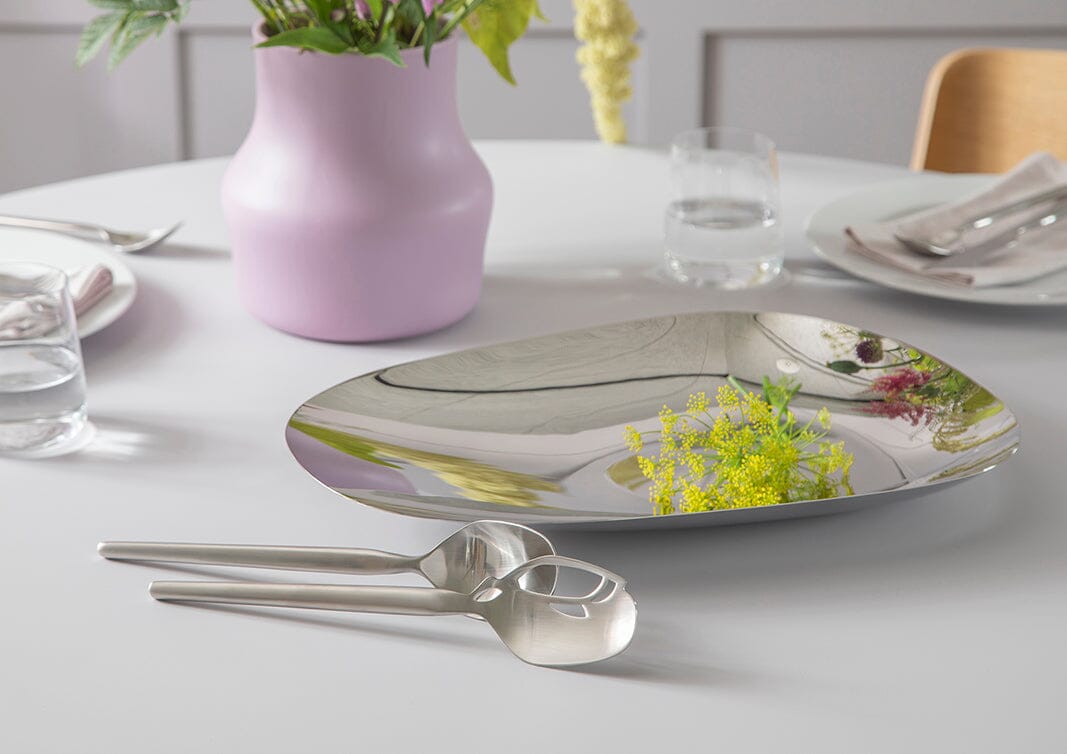 Gense Dorotea Polished Steel Dish