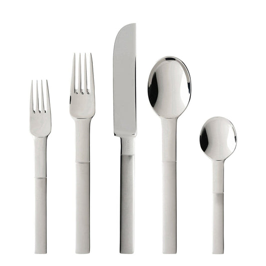 Gense Nobel Flatware Set in Polished Steel