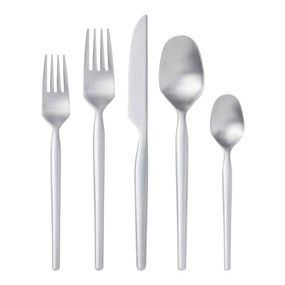 Gense Dorotea Flatware Set in Matte Steel