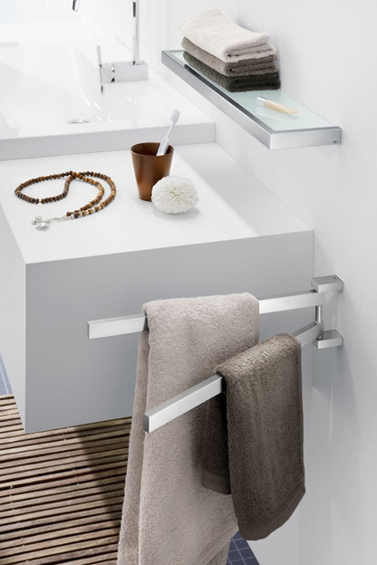 Zack Linea Swivel Double Towel Holder