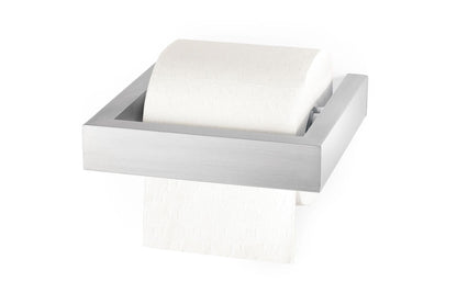 Zack Linea Framed Toilet Roll Holder in Matte