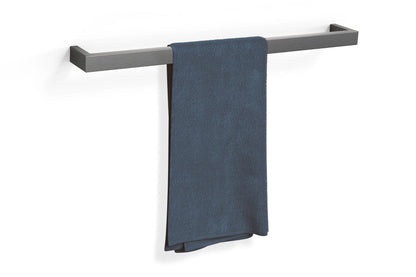 Zack Linea Towel Rail in Anti-Fingerprint Graphite Finish