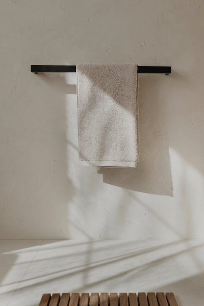 Zack Linea Towel Rail in Anti-Fingerprint Graphite Finish