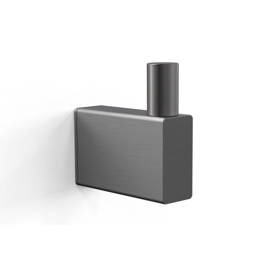 Zack Linea Towel Hook in Anti-Fingerprint Graphite Finish