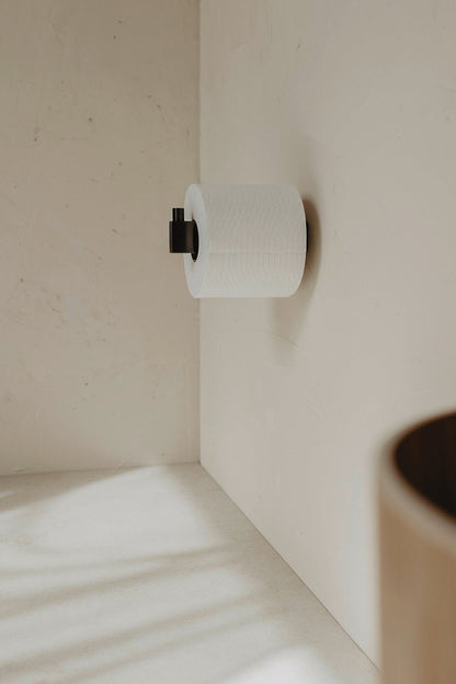 Zack Linea Spare Toilet Roll Holder in Anti-Fingerprint Graphite Finish