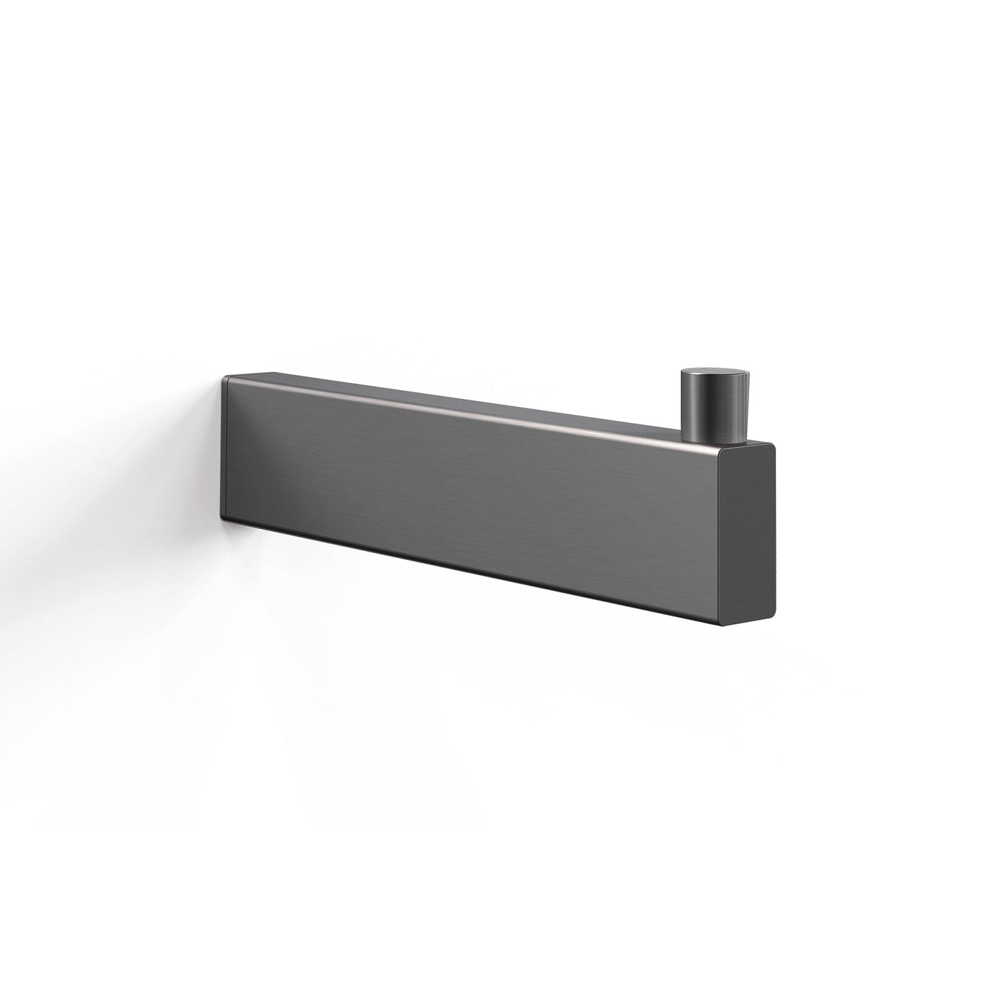 Zack Linea Spare Toilet Roll Holder in Anti-Fingerprint Graphite Finish