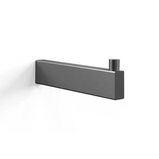Zack Linea Spare Toilet Roll Holder in Anti-Fingerprint Graphite Finish