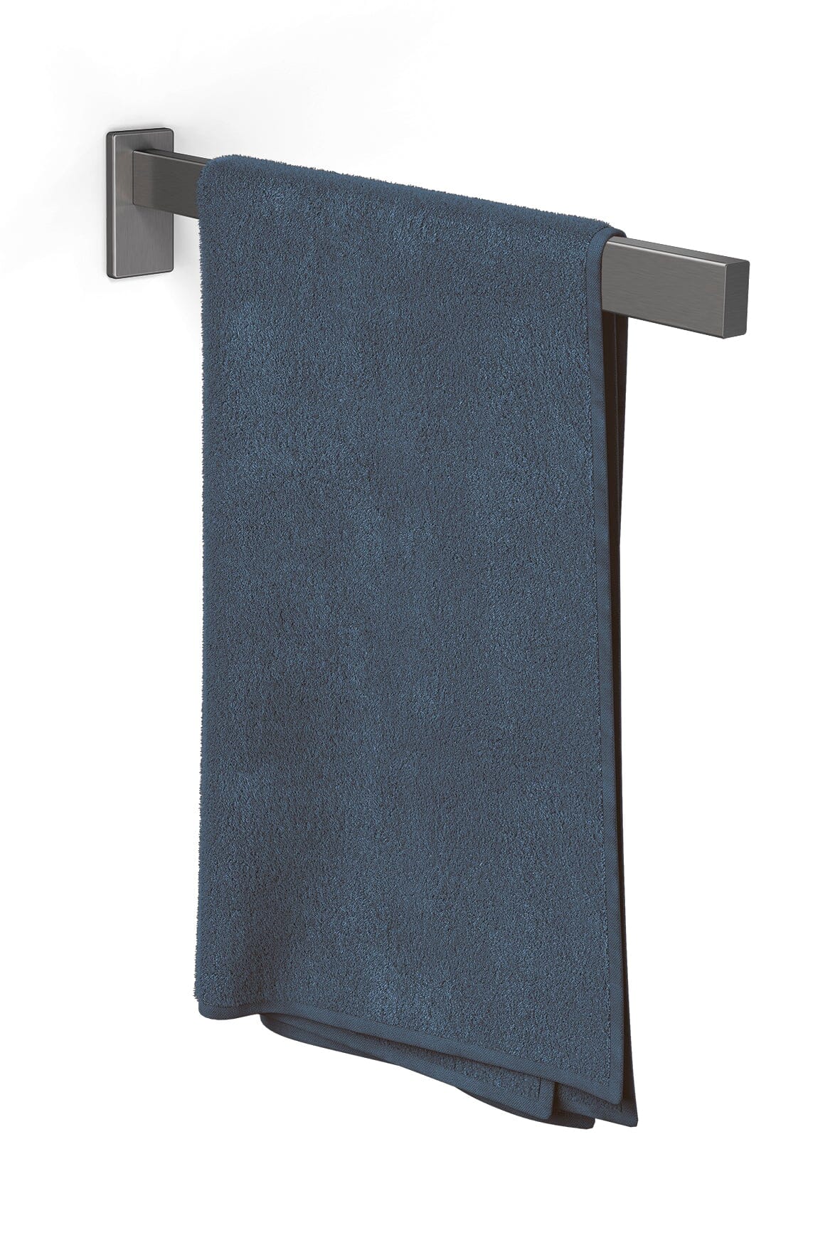 Zack Linea Towel Bar in Anti-Fingerprint Graphite Finish