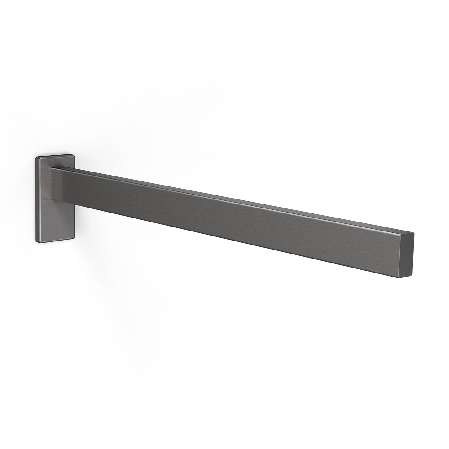 Zack Linea Towel Bar in Anti-Fingerprint Graphite Finish