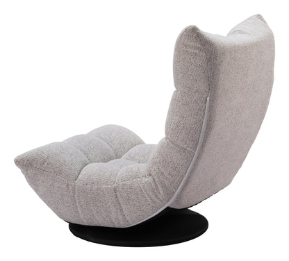 Zuo Down Go Swivel Chair Ash Gray