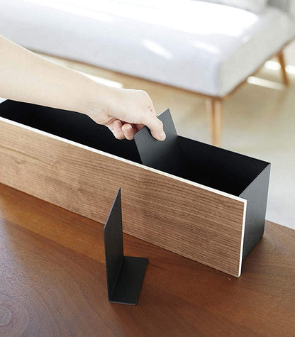 Yamakazi Steel & Wood Desk Organizer