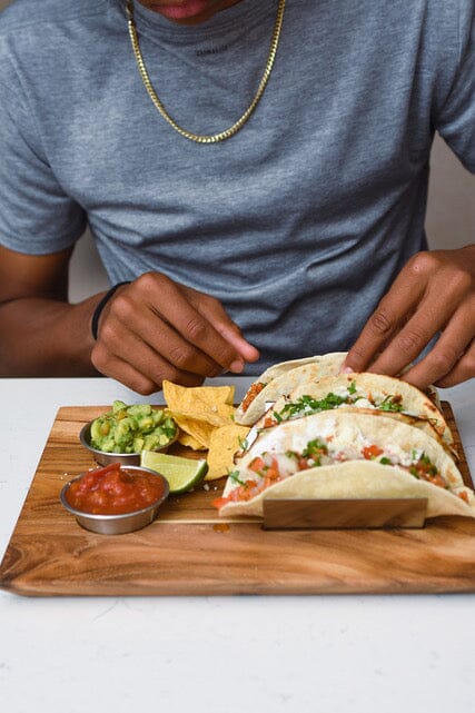 Dexas Acacia Taco Prep Board