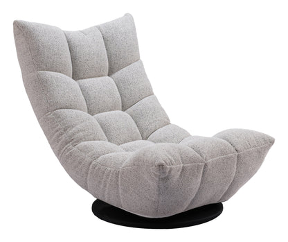 Zuo Down Go Swivel Chair Ash Gray