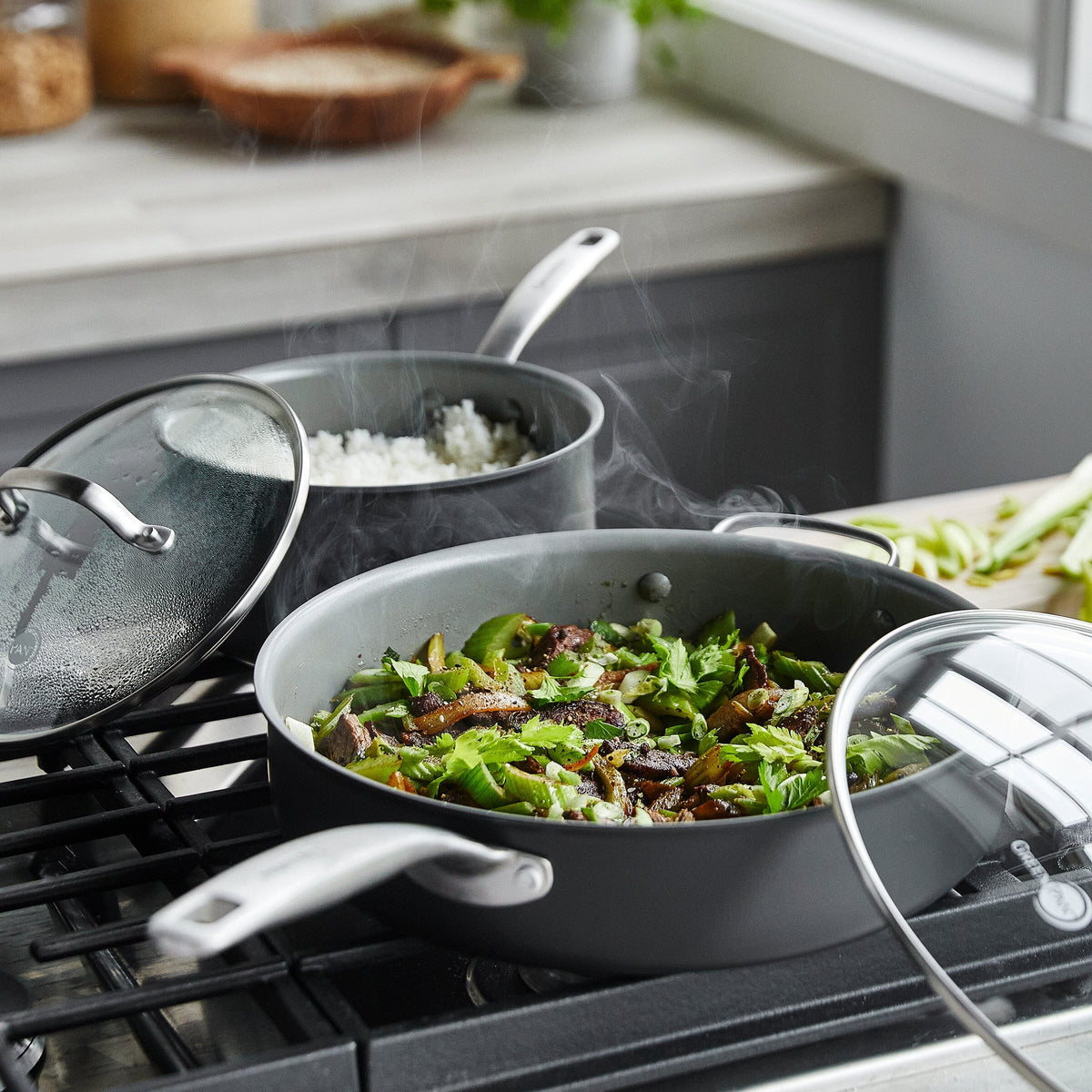 GreenPan Chatham Ceramic Non-Stick 10pc Cookware Set