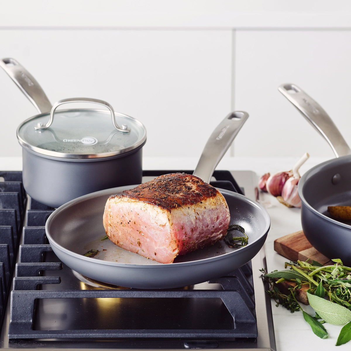 GreenPan Chatham Ceramic Non-Stick 10pc Cookware Set