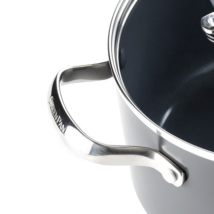 GreenPan Valencia Pro Non-Stick 8qt Ceramic Stockpot With Lid