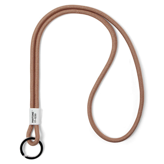 Pantone Long Keychain in 2025 Color of the Year 17-1230 Mocha Mousse