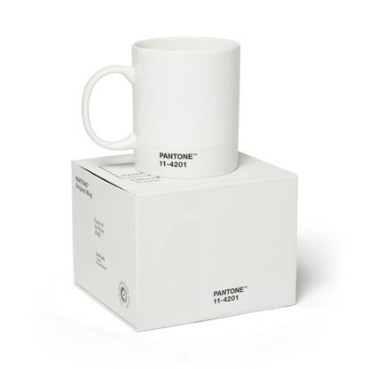 Pantone Mug in Gift Box in 2026 Color of the Year 11-4201 Cloud Dancer
