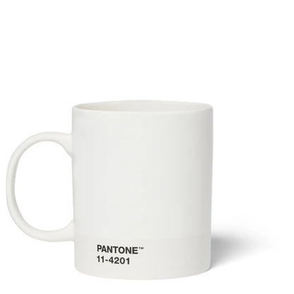 Pantone Mug in Gift Box in 2026 Color of the Year 11-4201 Cloud Dancer
