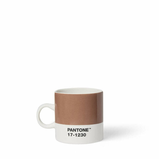 Pantone Espresso Cup in 2025 Color of the Year 17-1230 Mocha Mousse