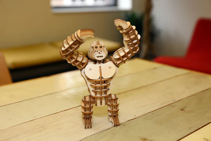 Kikkerland 3D Wooden Gorilla Puzzle