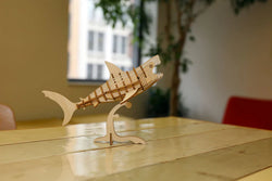 Kikkerland 3D Wooden Shark Puzzle