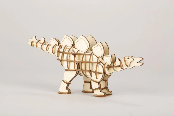 Kikkerland 3D Wooden Stegosaurus Puzzle