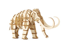 Load image into Gallery viewer, Kikkerland 3D Wooden Mammoth Puzzle
