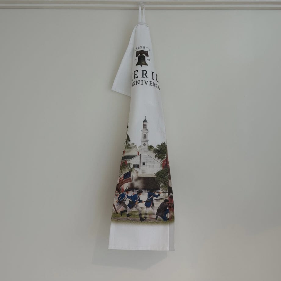 America 250 Cotton Tea Towel Designed by Martin Schwartz