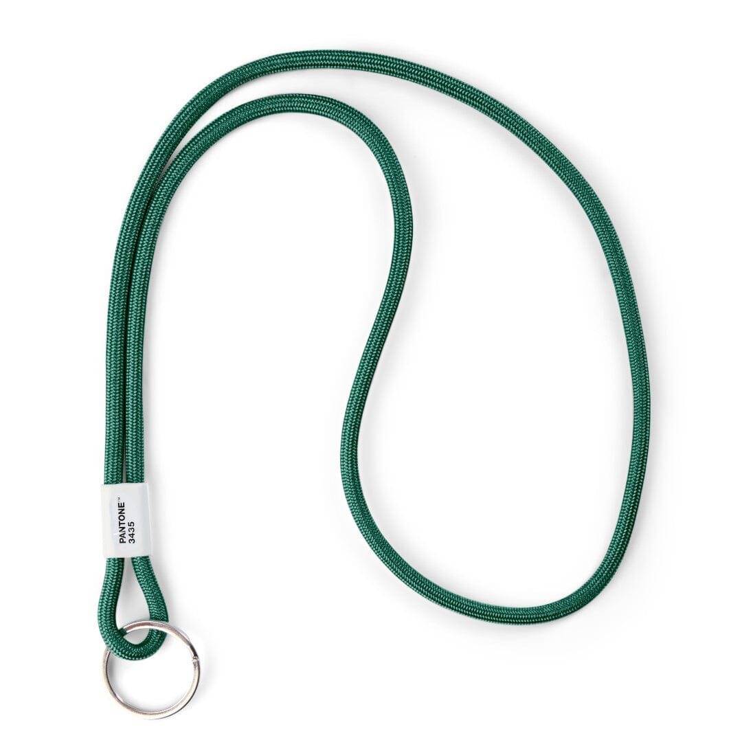 Pantone Long Keychain in Dark Green 3435