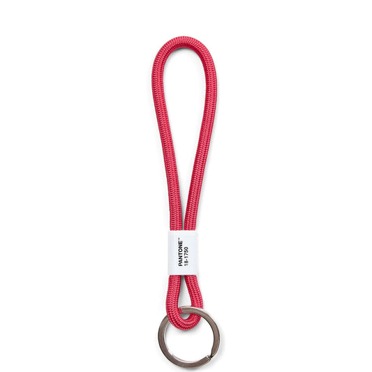 Pantone Short Keychain in 2023 Color of the Year 18-1750 Viva Magenta